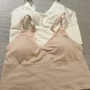 Long line bralette set of 2
